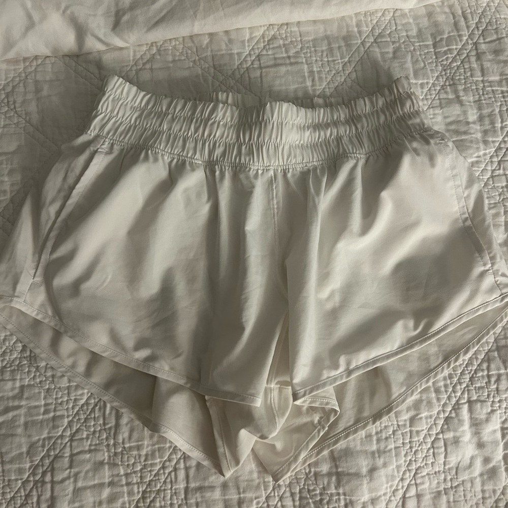 White offline Arie shorts